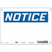 Safety Sign 7 in x 10 in Aluminum