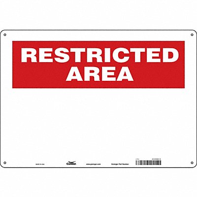 Safety Sign 14 inx20 in Polyethylene