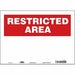 Safety Sign 10 inx14 in Vinyl