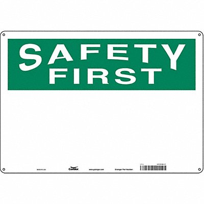 Safety Sign 14 inx20 in Polyethylene