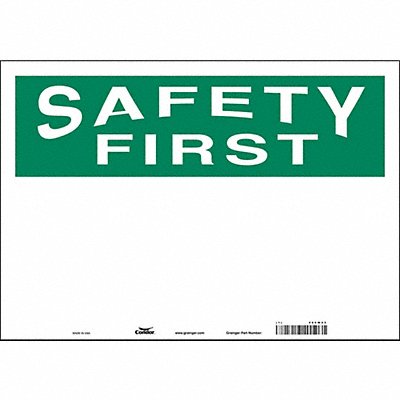 Safety Sign 14 in x 20 in Vinyl