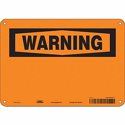 Safety Sign 7 inx10 in Polyethylene
