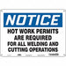 Safety Sign 10 inx14 in Aluminum