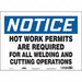 Safety Sign 10 in x 14 in Vinyl