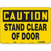 Safety Sign 10 in x 14 in Polyethylene