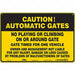 Safety Sign 24 in x 36 in Polyethylene