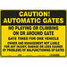 Safety Sign 10 in x 14 in Vinyl