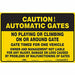 Safety Sign 24 in x 36 in Vinyl