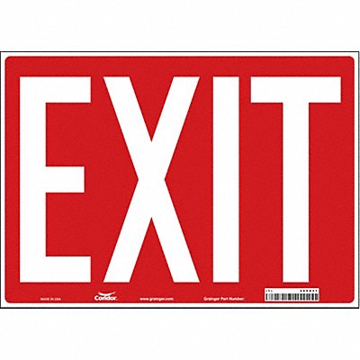 Safety Sign 10 in x 14 in Vinyl PK6