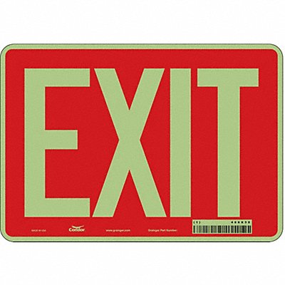 Safety Sign 7 inx10 in Polyethylene