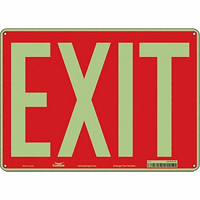 Safety Sign 10 inx14 in Polyethylene