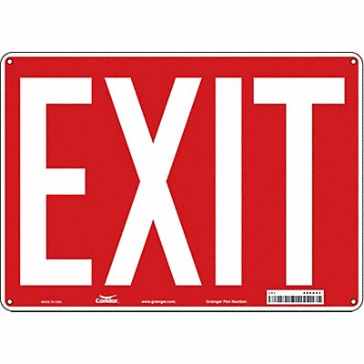 Safety Sign 10 in x 14 in Polyethylene