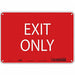 K1742 Safety Sign 7 in x 10 in Aluminum