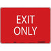 K1742 Safety Sign 10 in x 14 in Aluminum