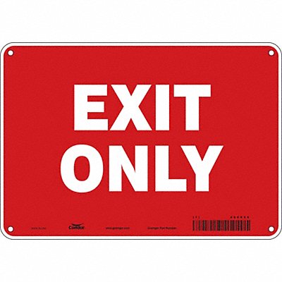 K1742 Safety Sign 7 in x 10 in Polyethylene