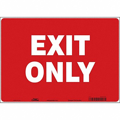 K1742 Safety Sign 10 in x 14 in Vinyl