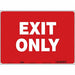 K1742 Safety Sign 10 in x 14 in Vinyl