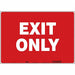 K1742 Safety Sign 14 in x 20 in Vinyl