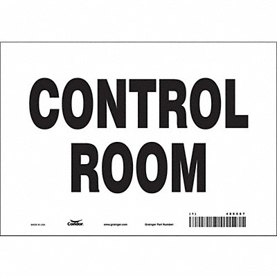 Safety Sign 7 in x 10 in Vinyl