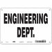 Safety Sign 7 in x 10 in Polyethylene