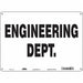 Safety Sign 10 in x 14 in Polyethylene