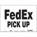 Safety Sign 10 inx14 in Vinyl