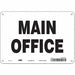Safety Sign 7 in x 10 in Aluminum
