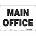 Safety Sign 10 in x 14 in Polyethylene
