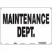 K1752 Safety Sign 10 in x 14 in Aluminum