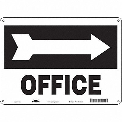 K1758 Safety Sign 10 in x 14 in Aluminum