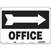 K1758 Safety Sign 10 in x 14 in Aluminum