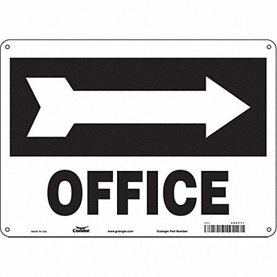 K1758 Safety Sign 10 in x 14 in Polyethylene