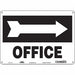 K1758 Safety Sign 10 in x 14 in Polyethylene