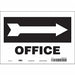 K1758 Safety Sign 7 in x 10 in Vinyl