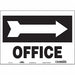 K1758 Safety Sign 10 in x 14 in Vinyl