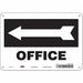 Safety Sign 7 in x 10 in Aluminum
