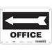 Safety Sign 7 in x 10 in Polyethylene