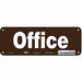 Safety Sign 3 1/2 in x 10 in Aluminum