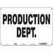 Safety Sign 10 in x 14 in Aluminum