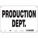 Safety Sign 7 in x 10 in Polyethylene