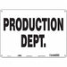 Safety Sign 10 in x 14 in Polyethylene