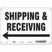 Safety Sign 7 in x 10 in Aluminum
