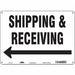 Safety Sign 10 inx14 in Aluminum