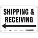 Safety Sign 7 inx10 in Polyethylene