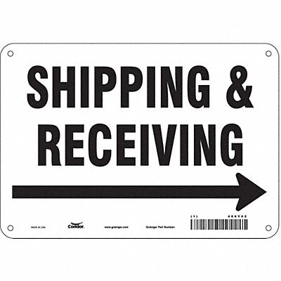 K1778 Safety Sign 7 in x 10 in Aluminum