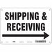 K1778 Safety Sign 7 in x 10 in Aluminum