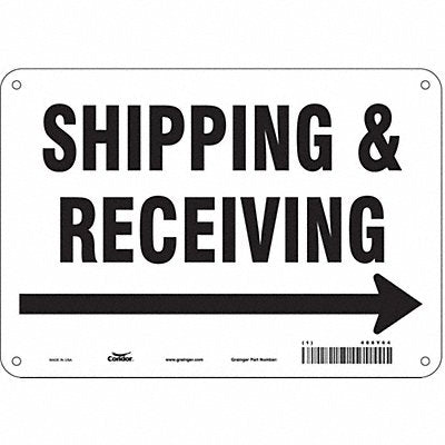 K1778 Safety Sign 7 inx10 in Polyethylene
