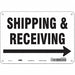 K1778 Safety Sign 7 inx10 in Polyethylene