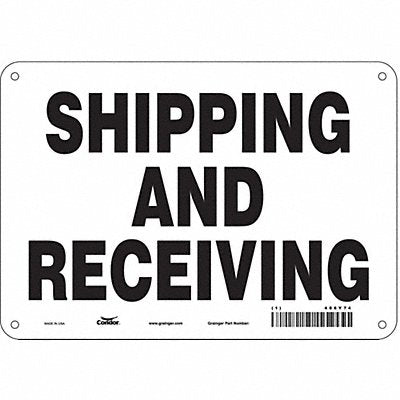 K1780 Safety Sign 7 inx10 in Polyethylene