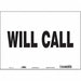 K1874 Safety Sign 10 in x 14 in Vinyl